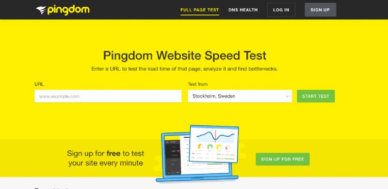 Pingdom's Website